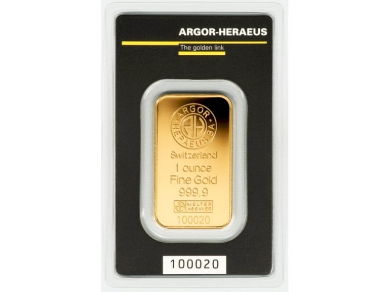 Argor-Heraeus - Gold bar 1 ounce (31,1 g)